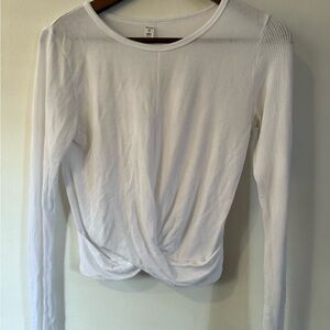 ALO Yoga Cover Long Sleeve in White